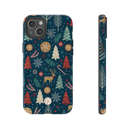 Christmas Holiday Pattern Tough Phone Case