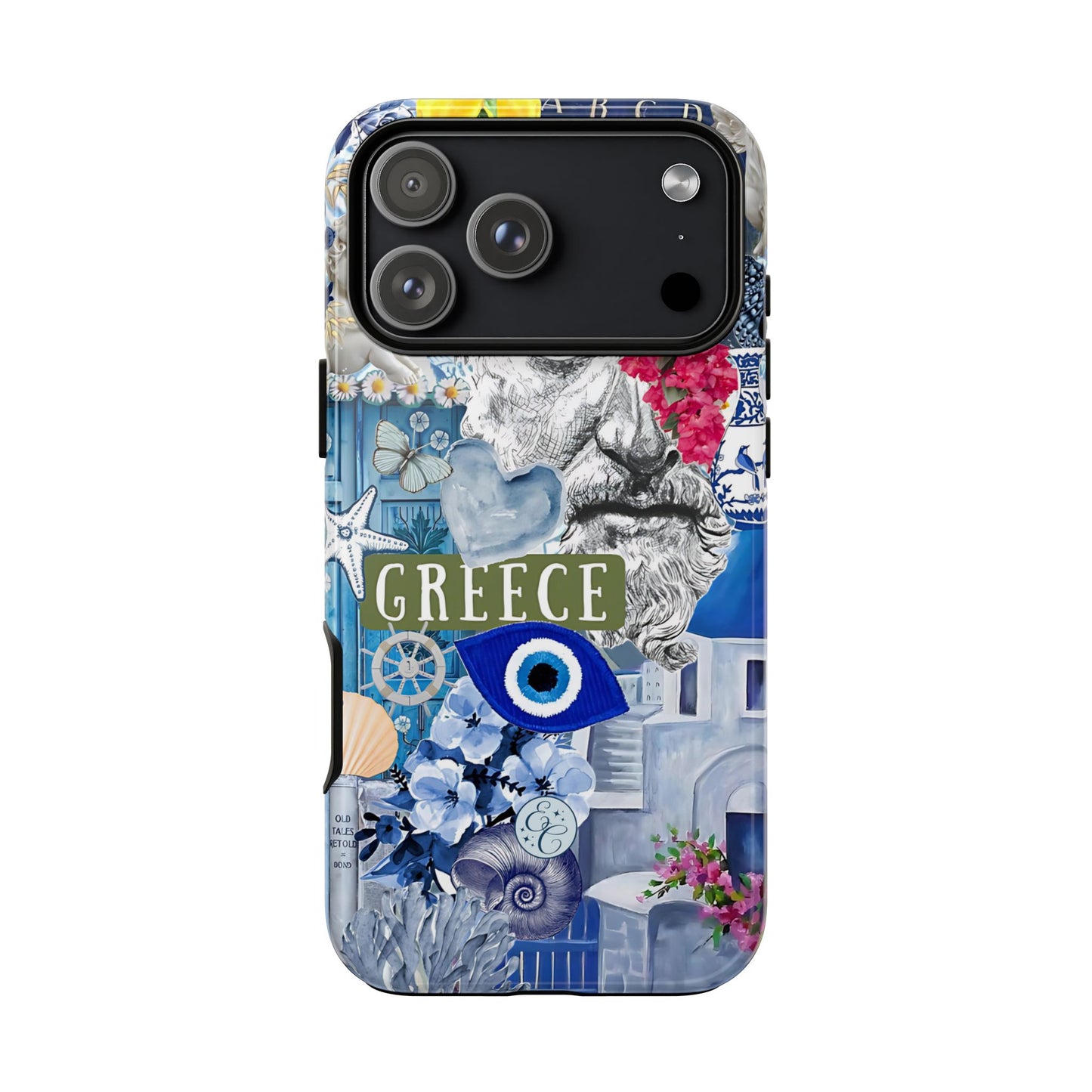 Greek Summer Collage Tough Phone Case