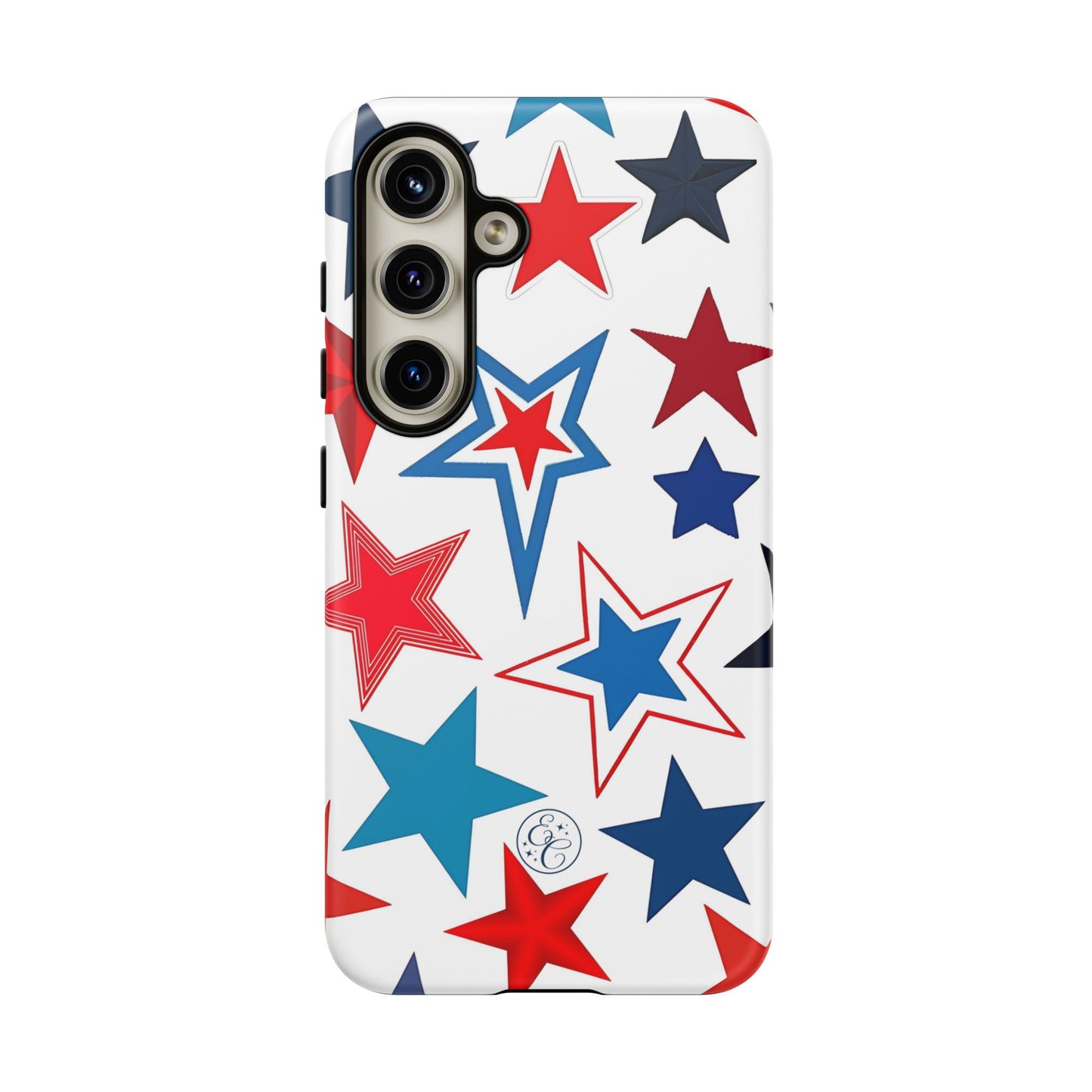 Patriotic Star Pattern Tough Phone Case