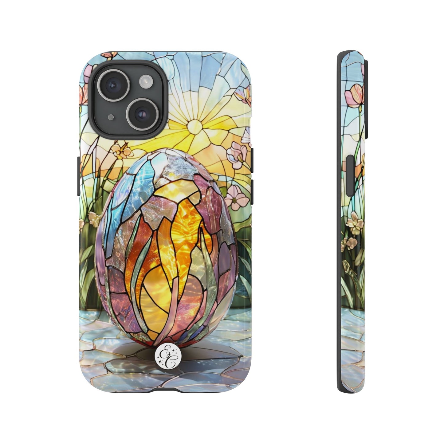 Easter Egg Stained Glass Tough Phone Case