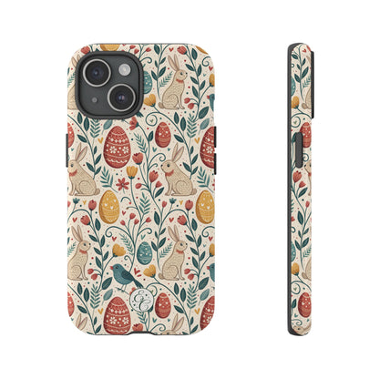Vintage Easter Pattern Tough Phone Case
