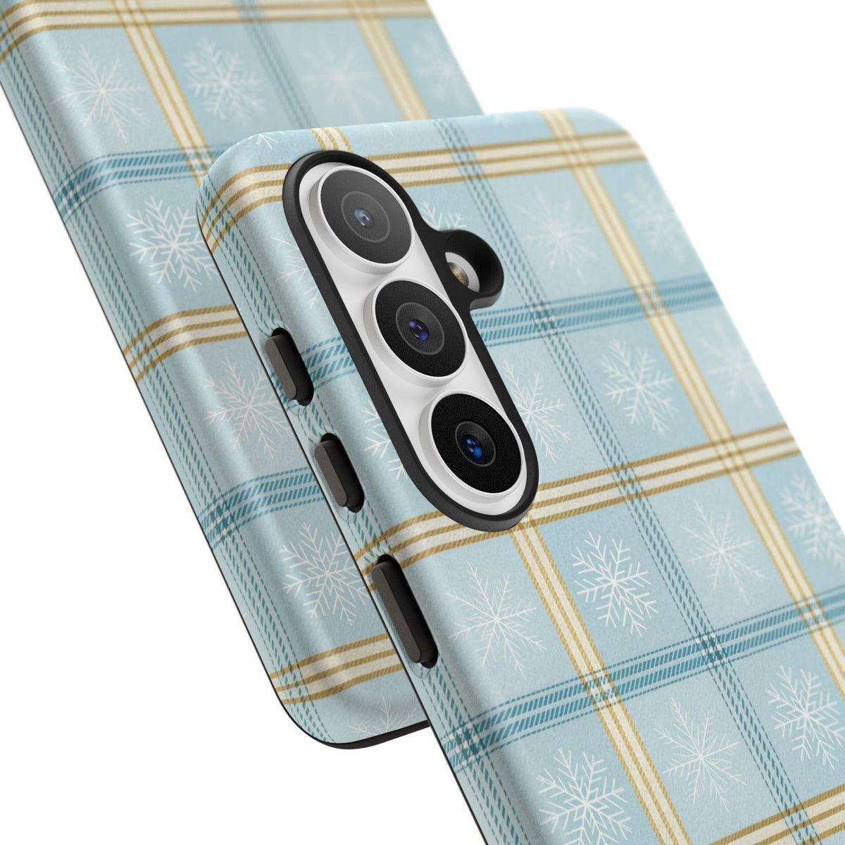 Blue Winter Plaid Phone Case