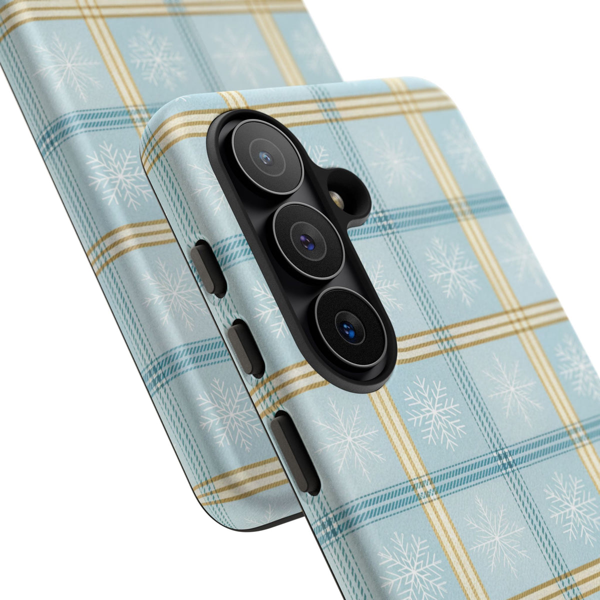Blue Winter Plaid Phone Case