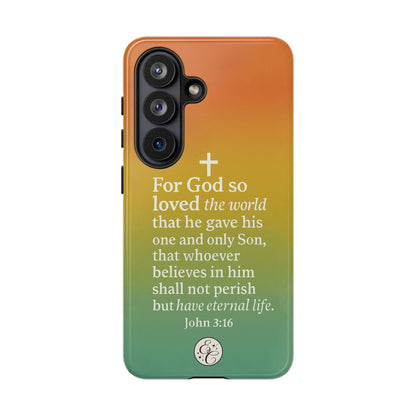 John 3:16 Tough Phone Case