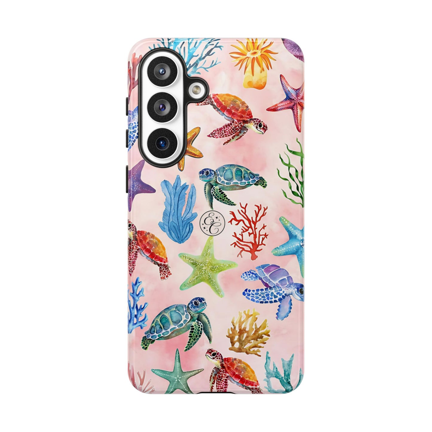 Colorful Marine Life Tough Phone Case