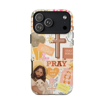 Christian Collage Tough Phone Case