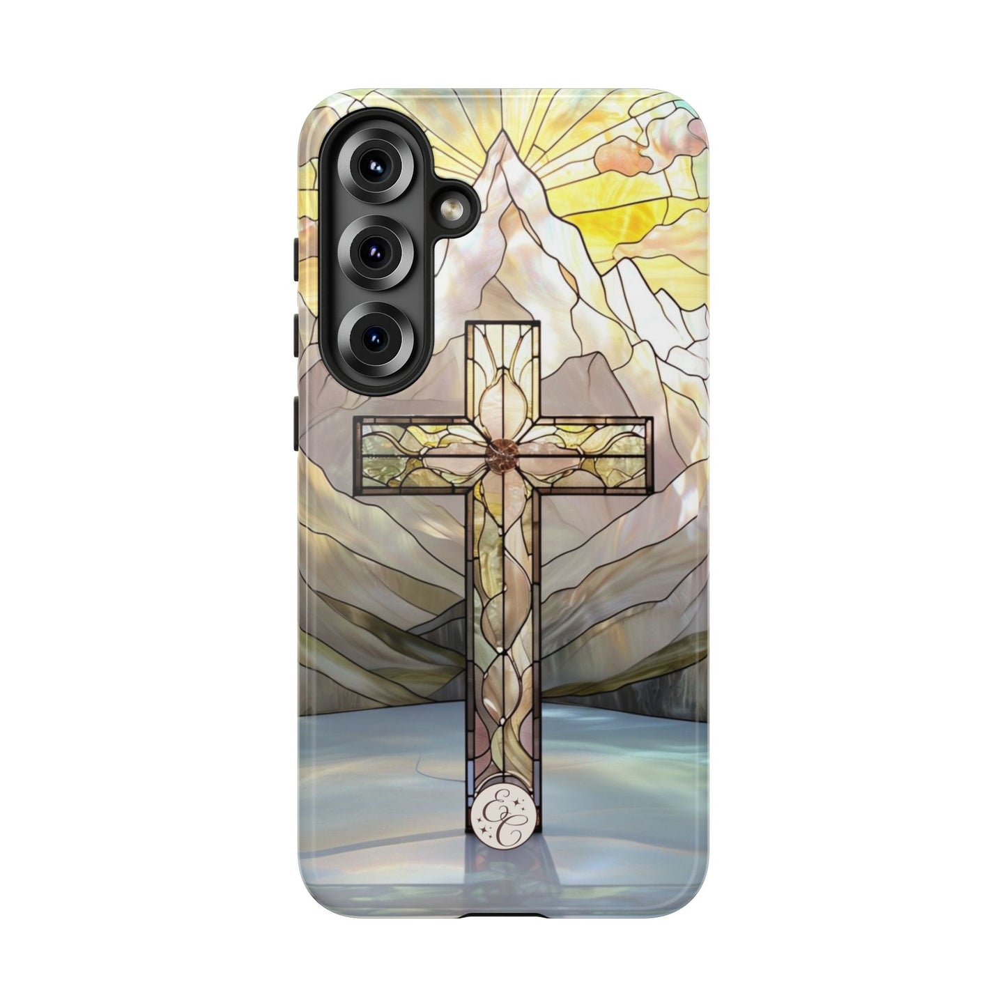 Stained Glass Cross Tough Phone Case