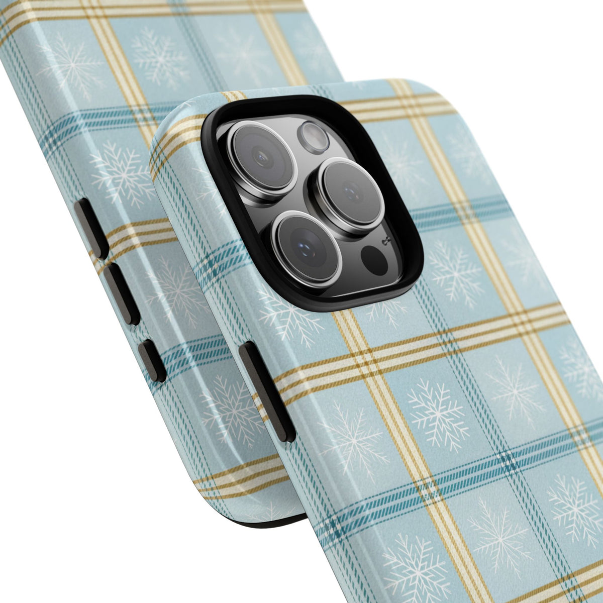 Blue Winter Plaid Phone Case