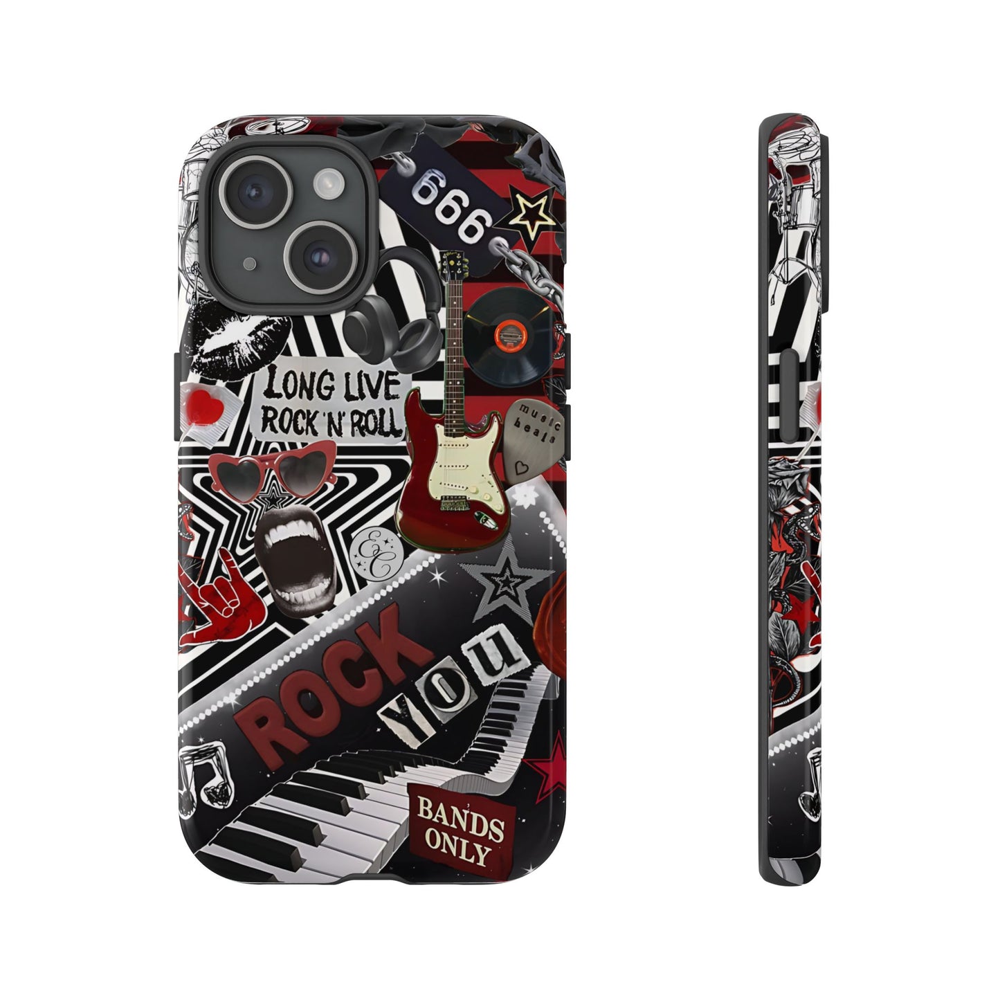 Rock and Roll Collage Tough Phone Case