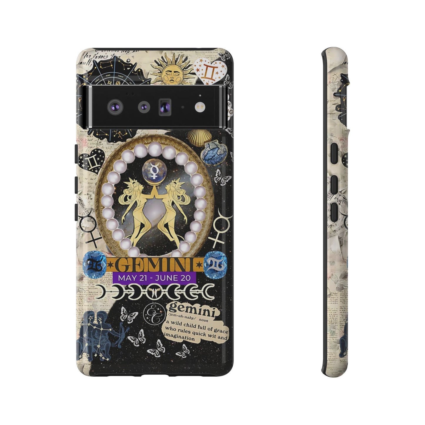 Gemini Zodiac Sign Tough Phone Case