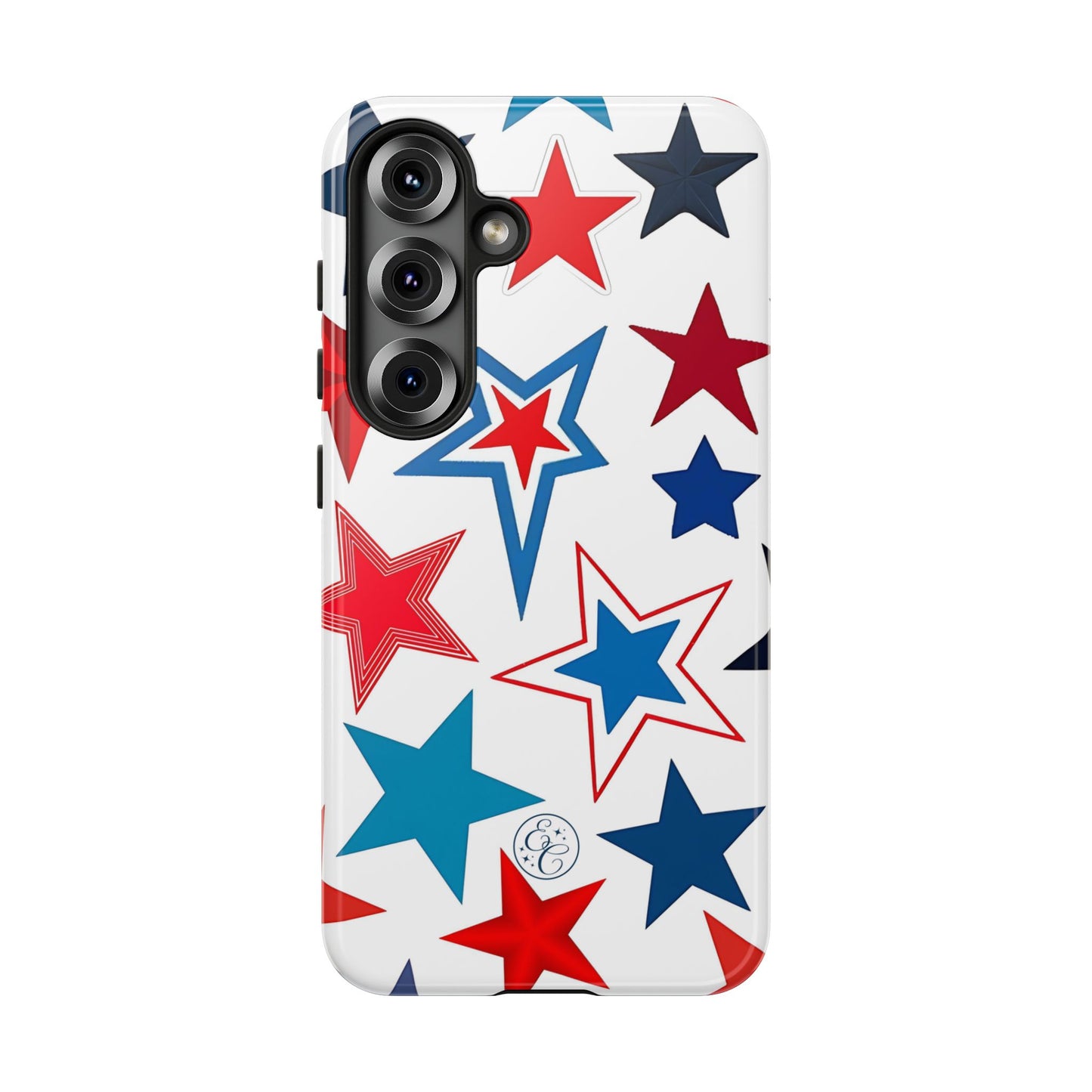 Patriotic Star Pattern Tough Phone Case