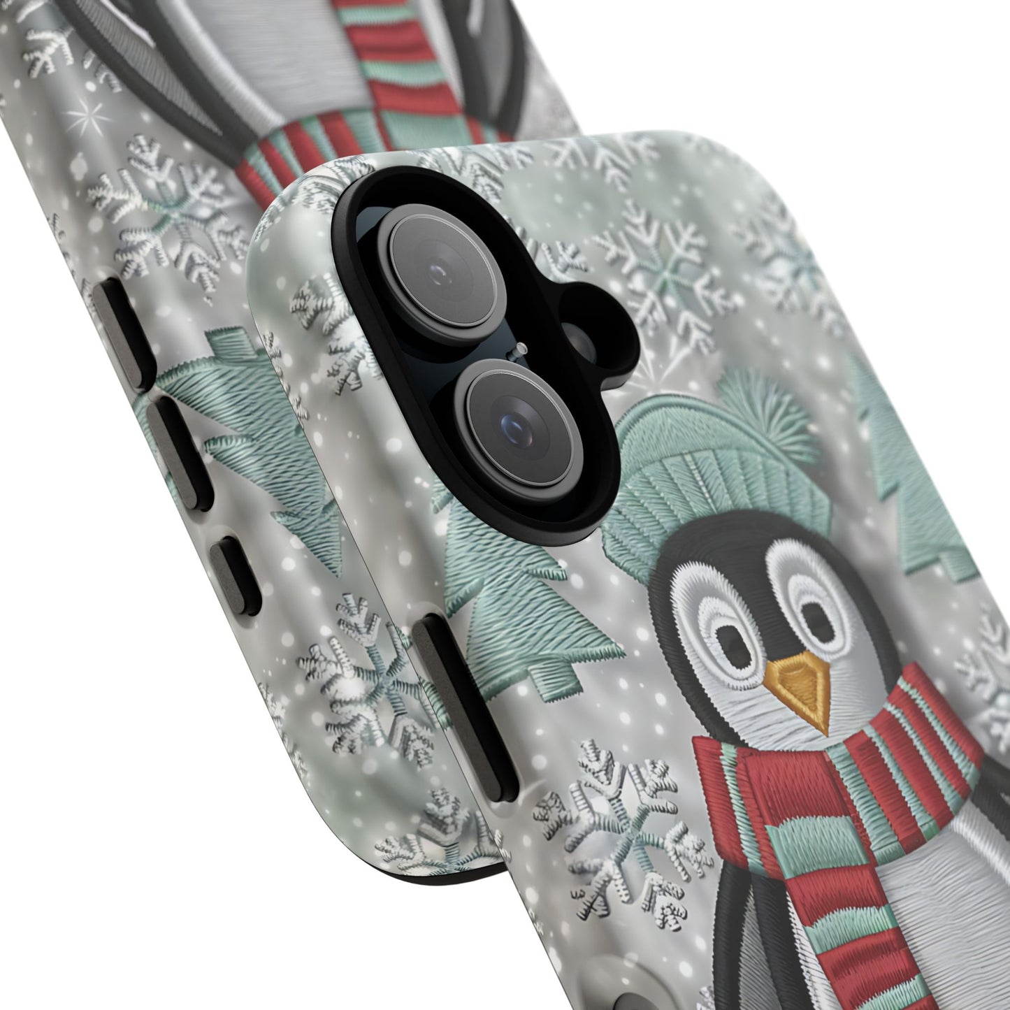 Cute Christmas Penguin Tough Phone Case