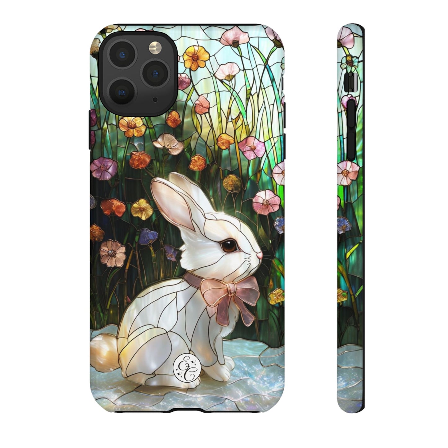Easter Rabbit Stained Glass Tough Phone Case