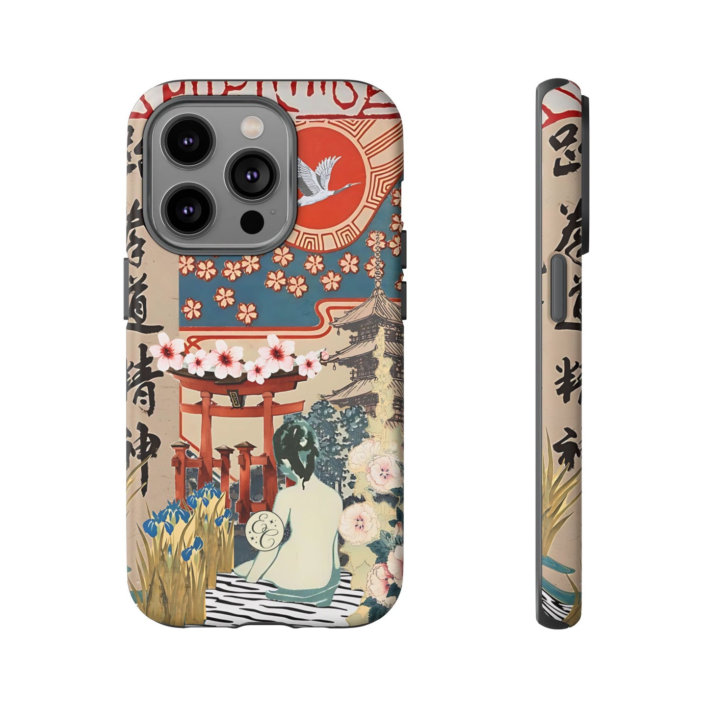 Japanese Style Art Tough Phone Case