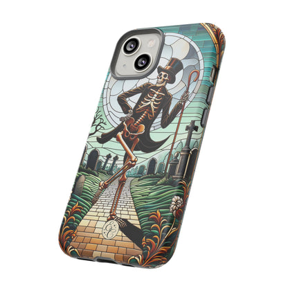 Dancing Skeleton Tough Phone Case