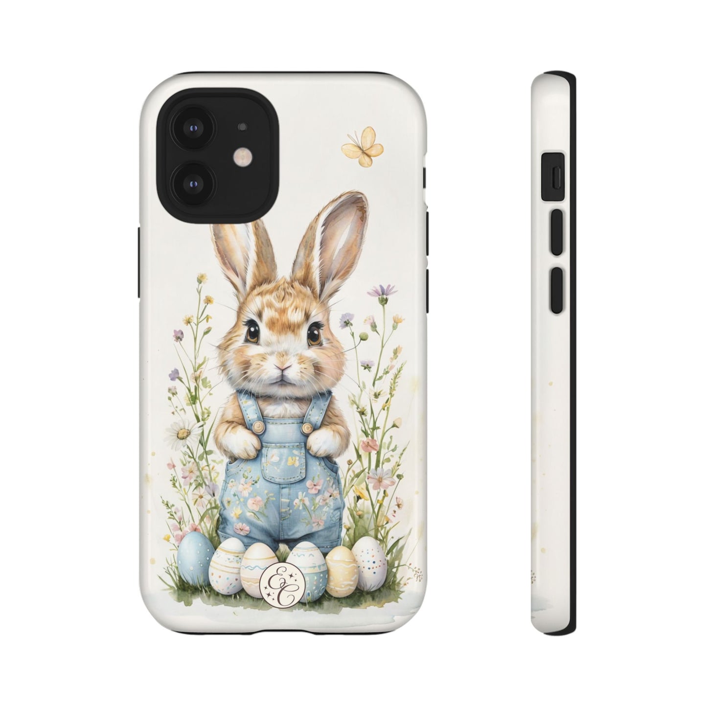 Bunny with Easter Eggs Tough Phone Case
