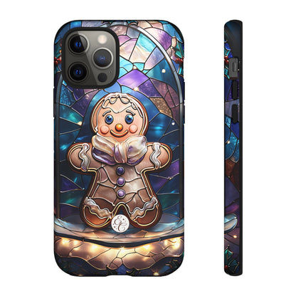 Gingerbread Man Stained Glass Tough Phone Case