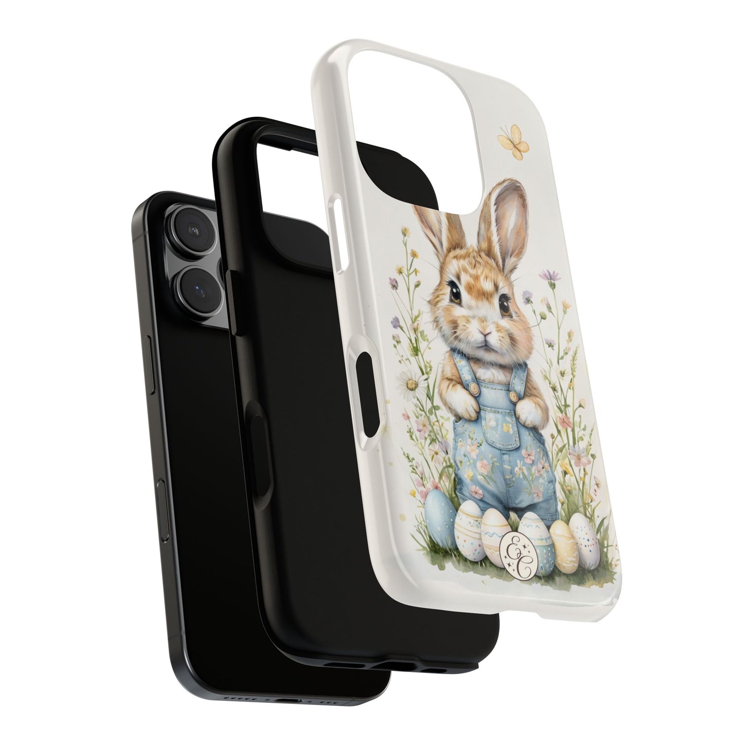 Bunny with Easter Eggs Tough Phone Case