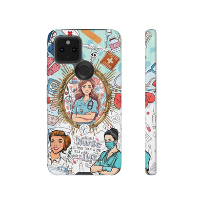 Nurse Art Tough Phone Case