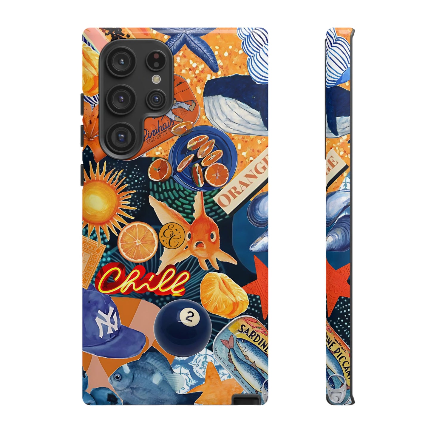 Nautical and Citrus Tough Phone Case