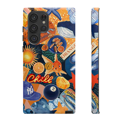 Nautical and Citrus Tough Phone Case