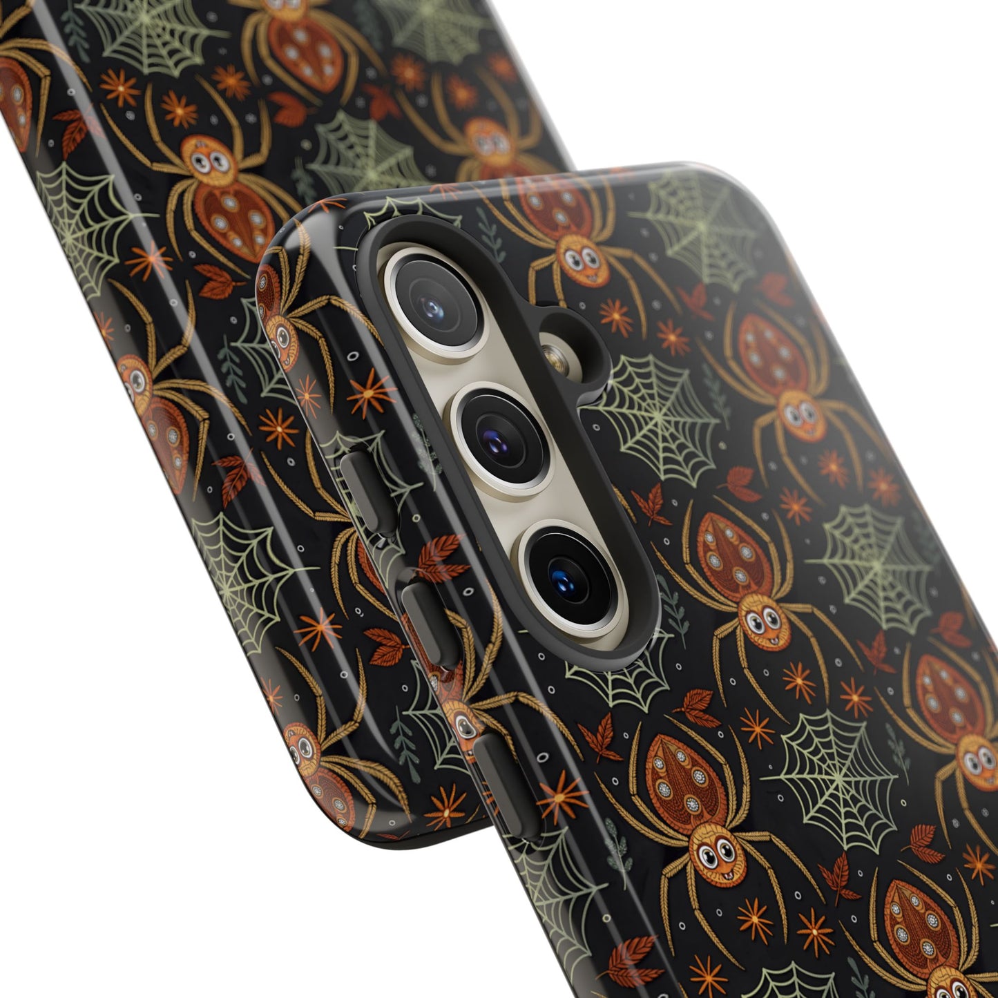 Boho Halloween Spider Pattern Tough Phone Case