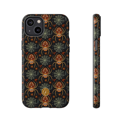 Boho Halloween Spider Pattern Tough Phone Case