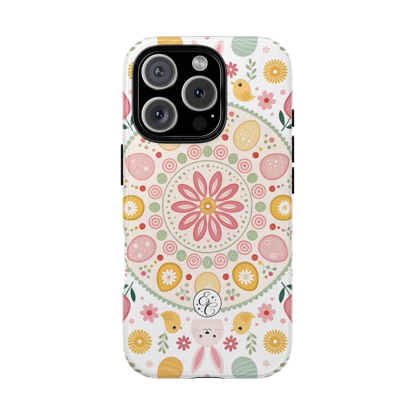 Colorful Easter Mandala Tough Phone Case