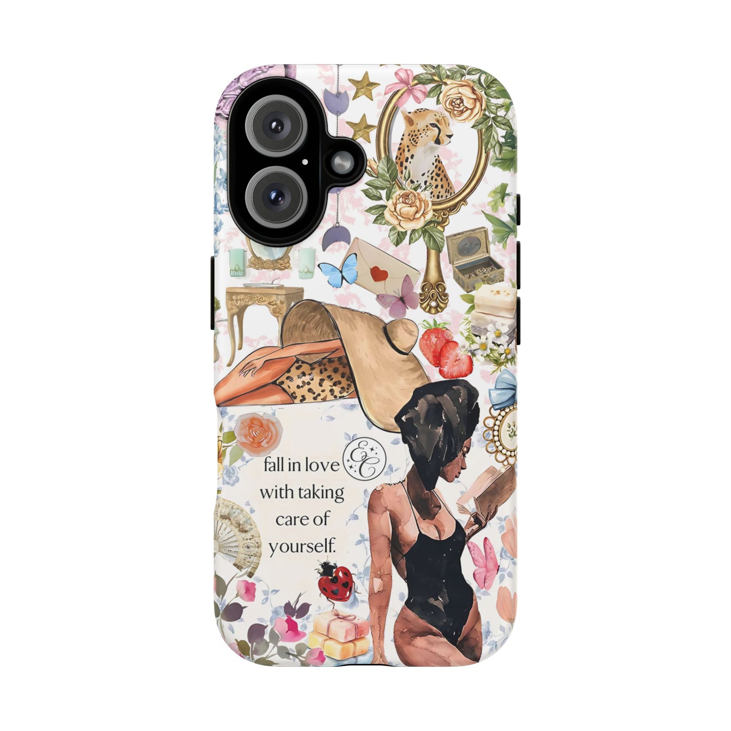 Aesthetic Coquette Collage Tough Phone Case