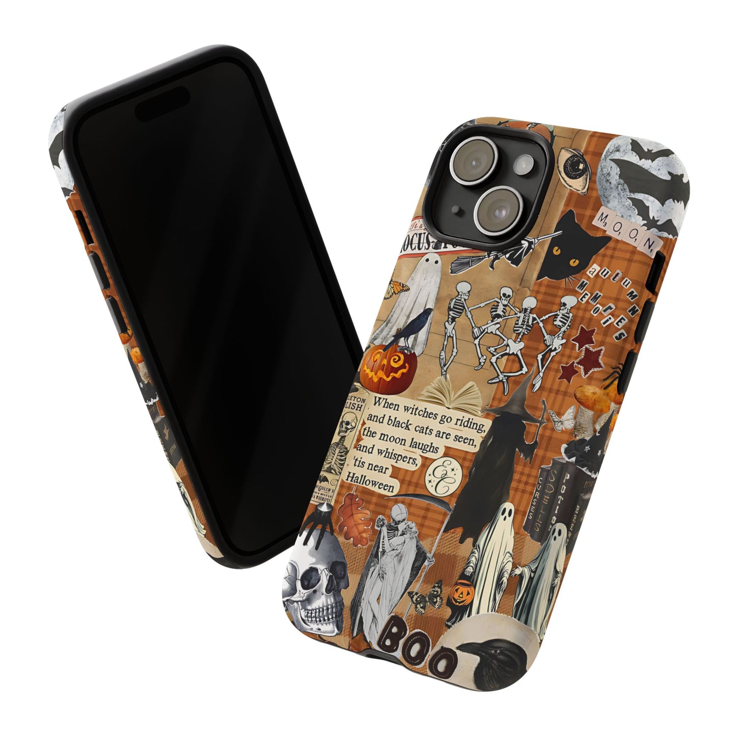 Halloween Spooky Collage Tough Phone Case