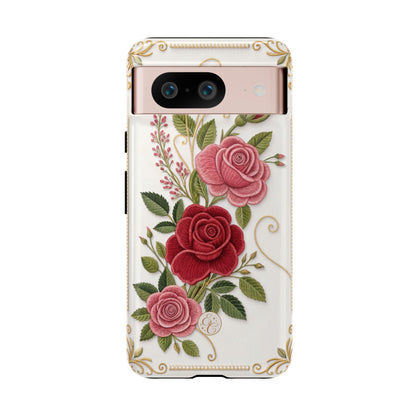 Elegant Rose Garden Tough Phone Case
