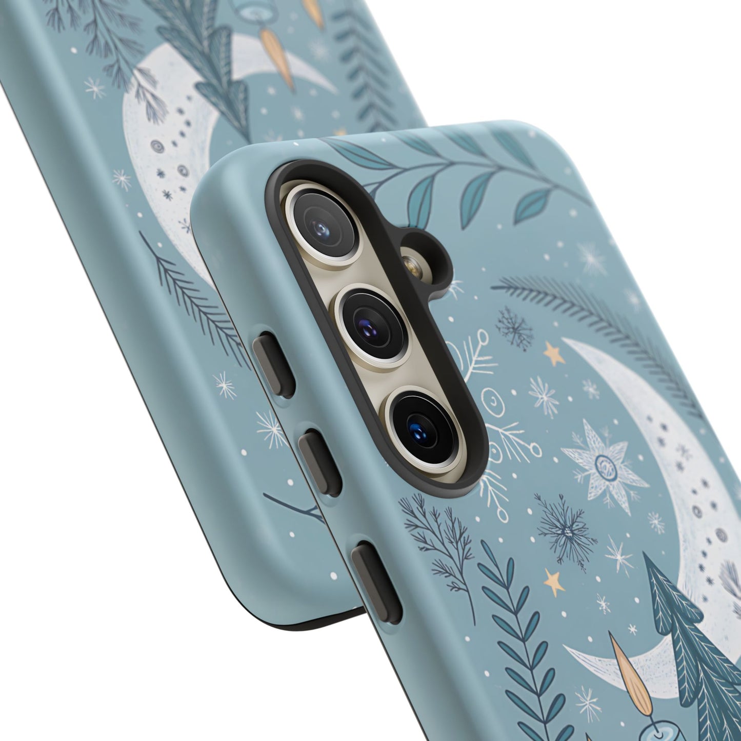 Winter Moon & Candles Tough Phone Case