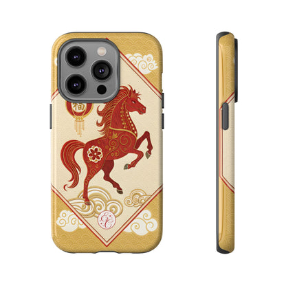 Chinese New Year Lucky Horse Tough Phone Case