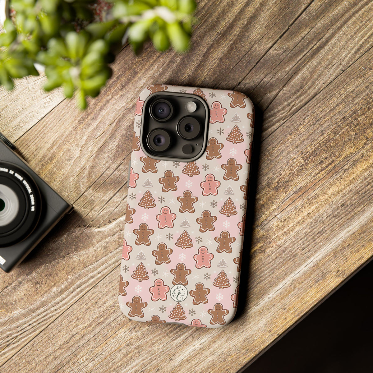 Gingerbread Men & Xmas Tree Pattern Phone Case