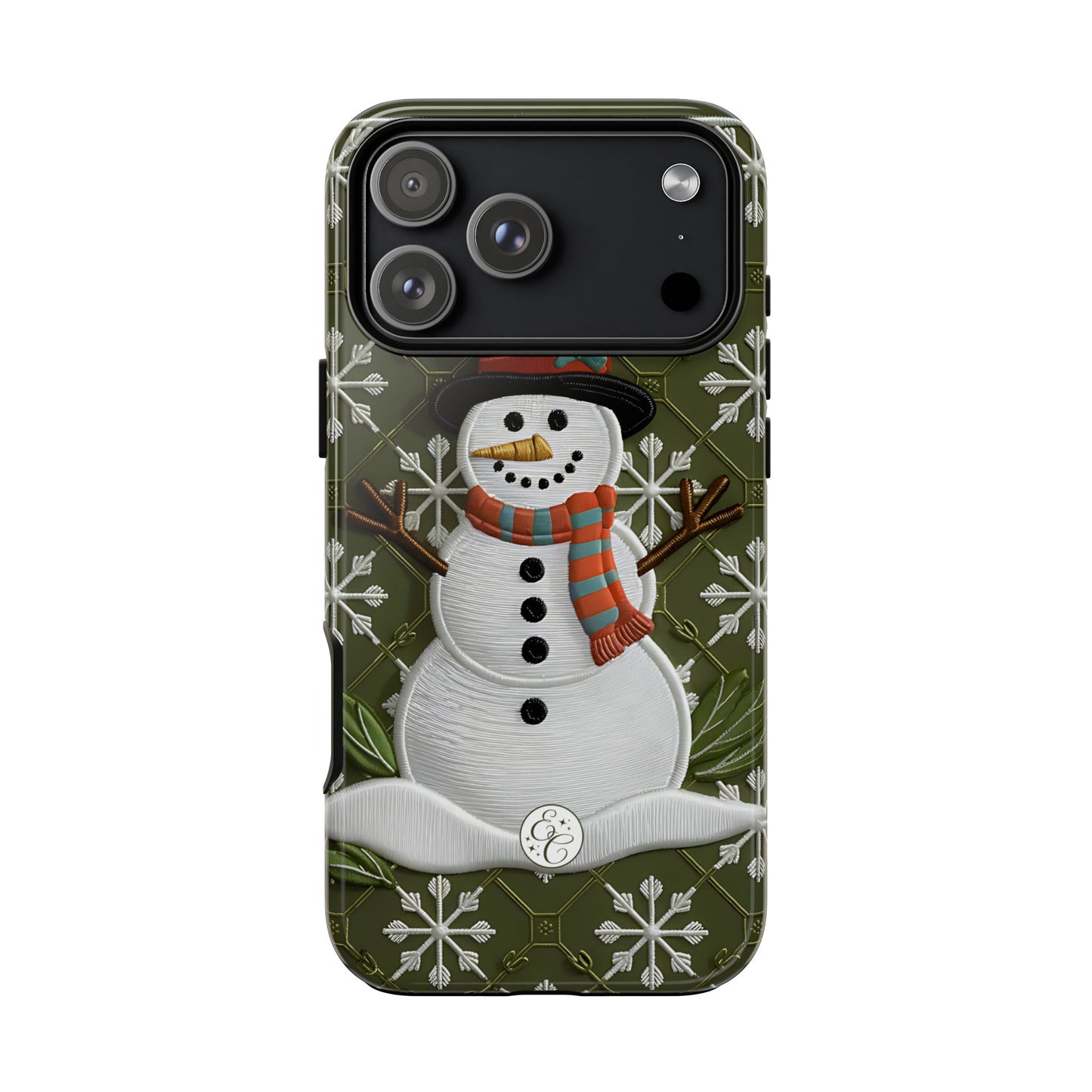 Christmas Snowman Tough Phone Case