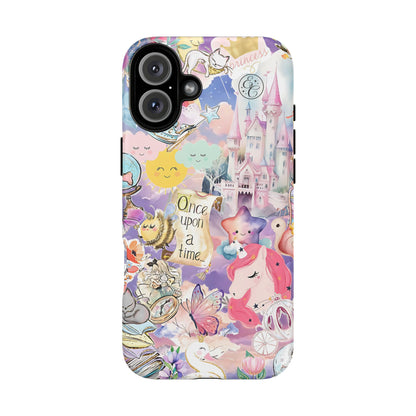 Whimsical Fairytale Collage Tough Phone Case