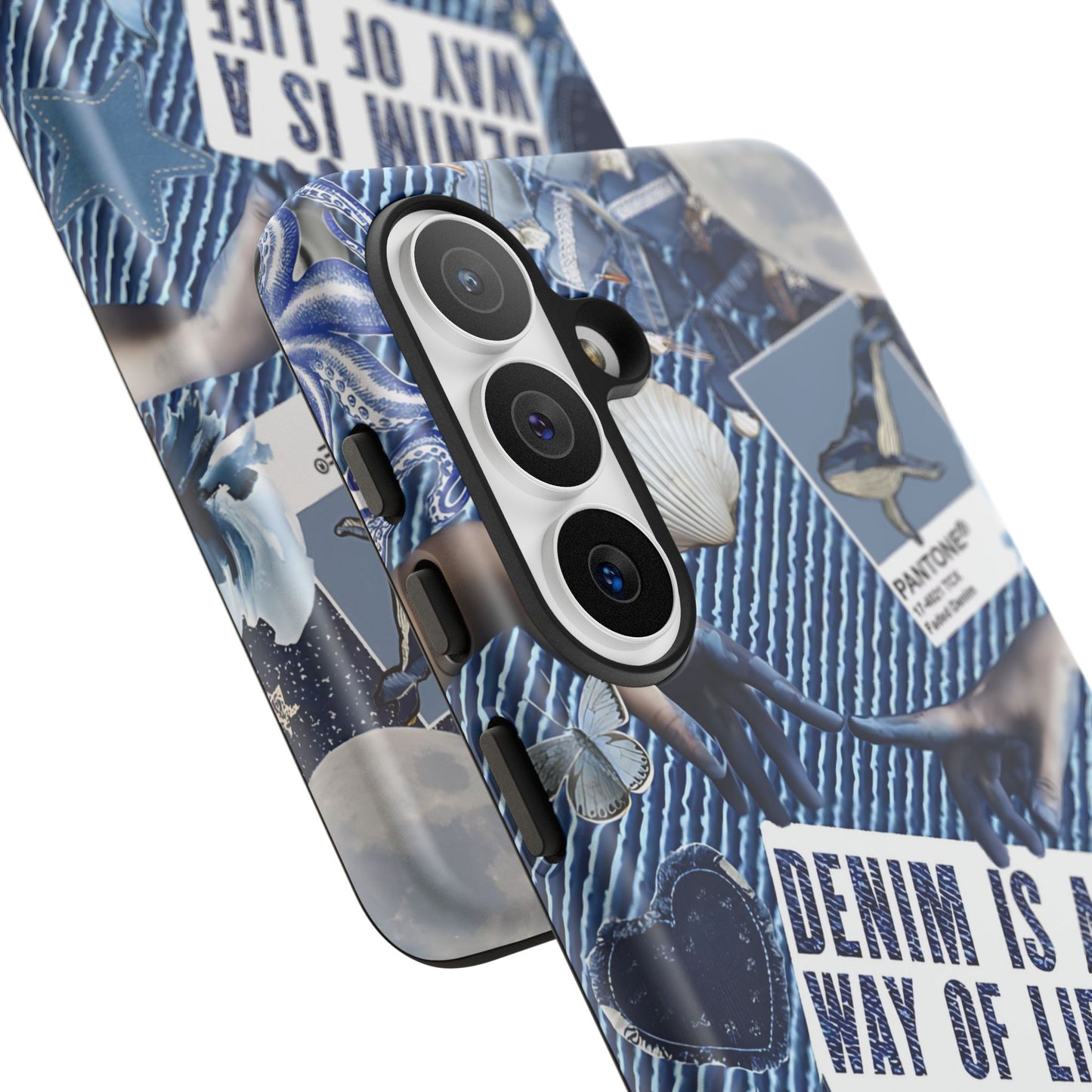 Denim Texture Tough Phone Case