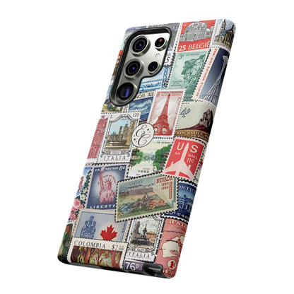 Vintage Stamp Collection Tough Phone Case