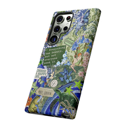 Fairy Garden Collage Tough Phone Case