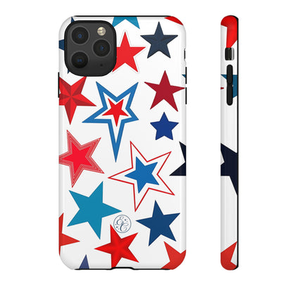 Patriotic Star Pattern Tough Phone Case