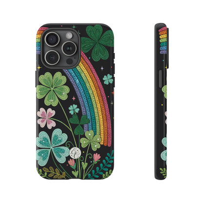Rainbow & Shamrock Tough Phone Case
