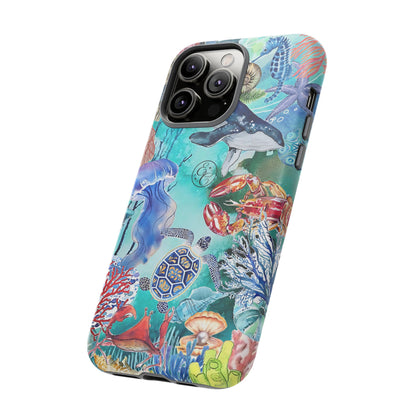 Ocean Wonders Collage Tough Phone Case