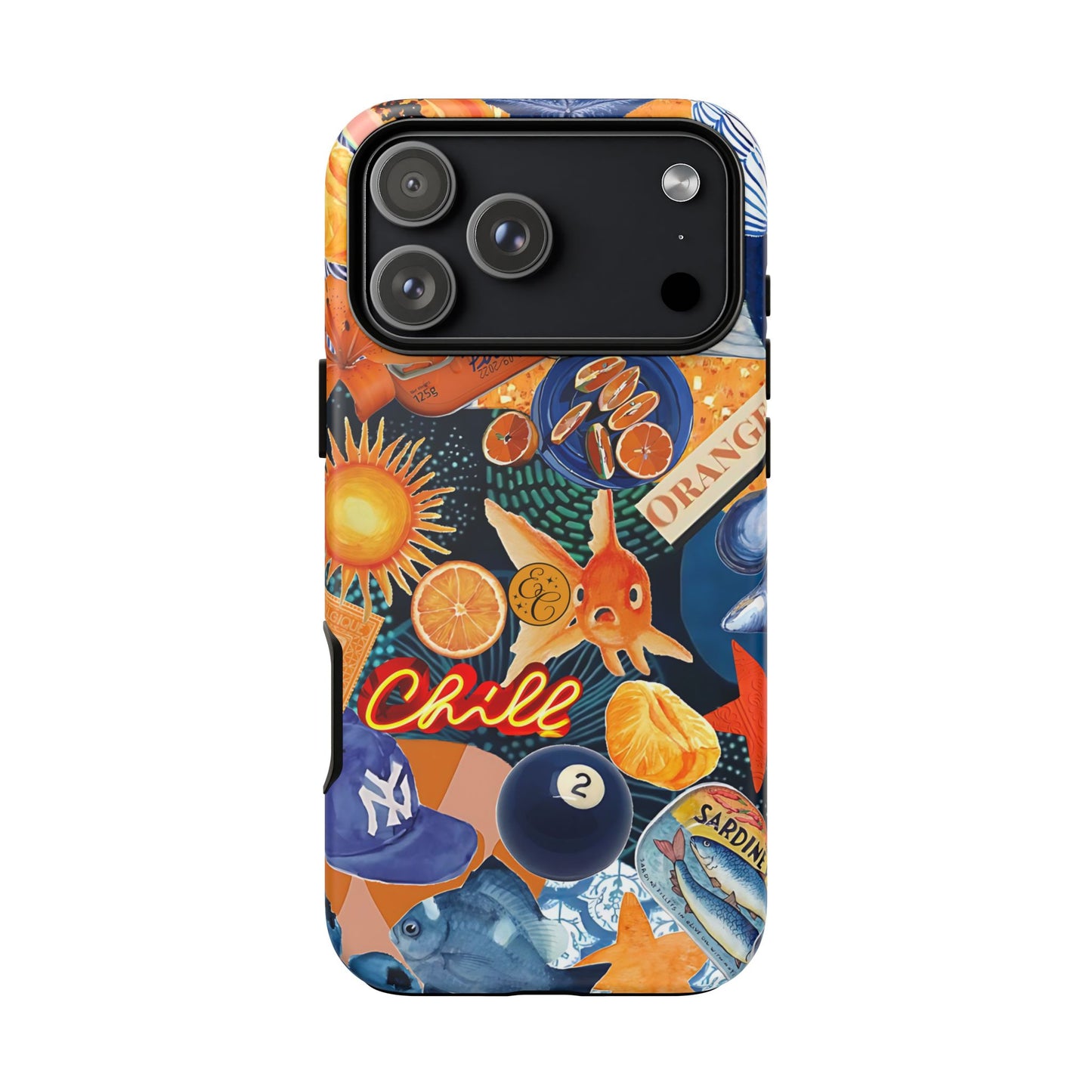 Nautical and Citrus Tough Phone Case