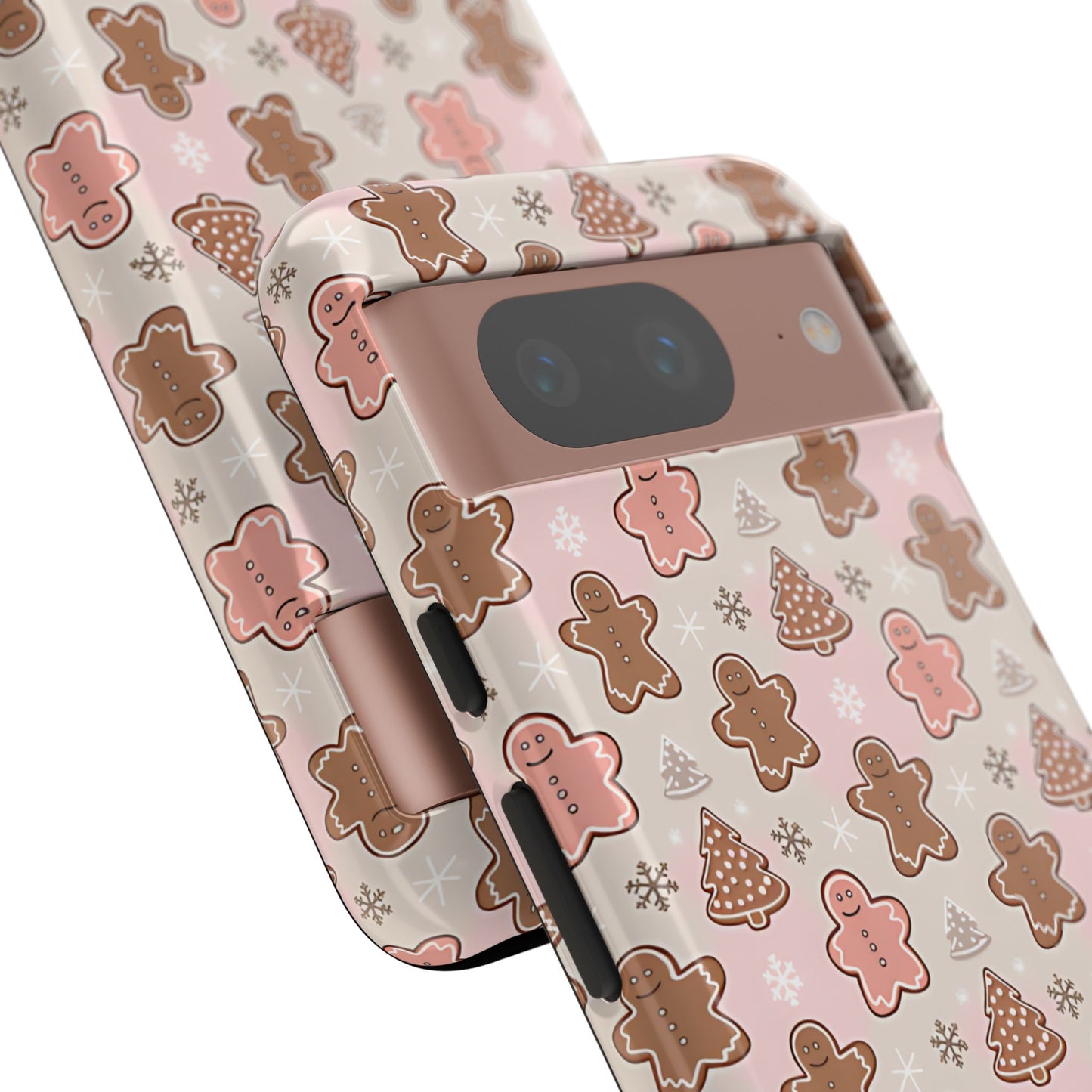 Gingerbread Men & Xmas Tree Pattern Tough Phone Case