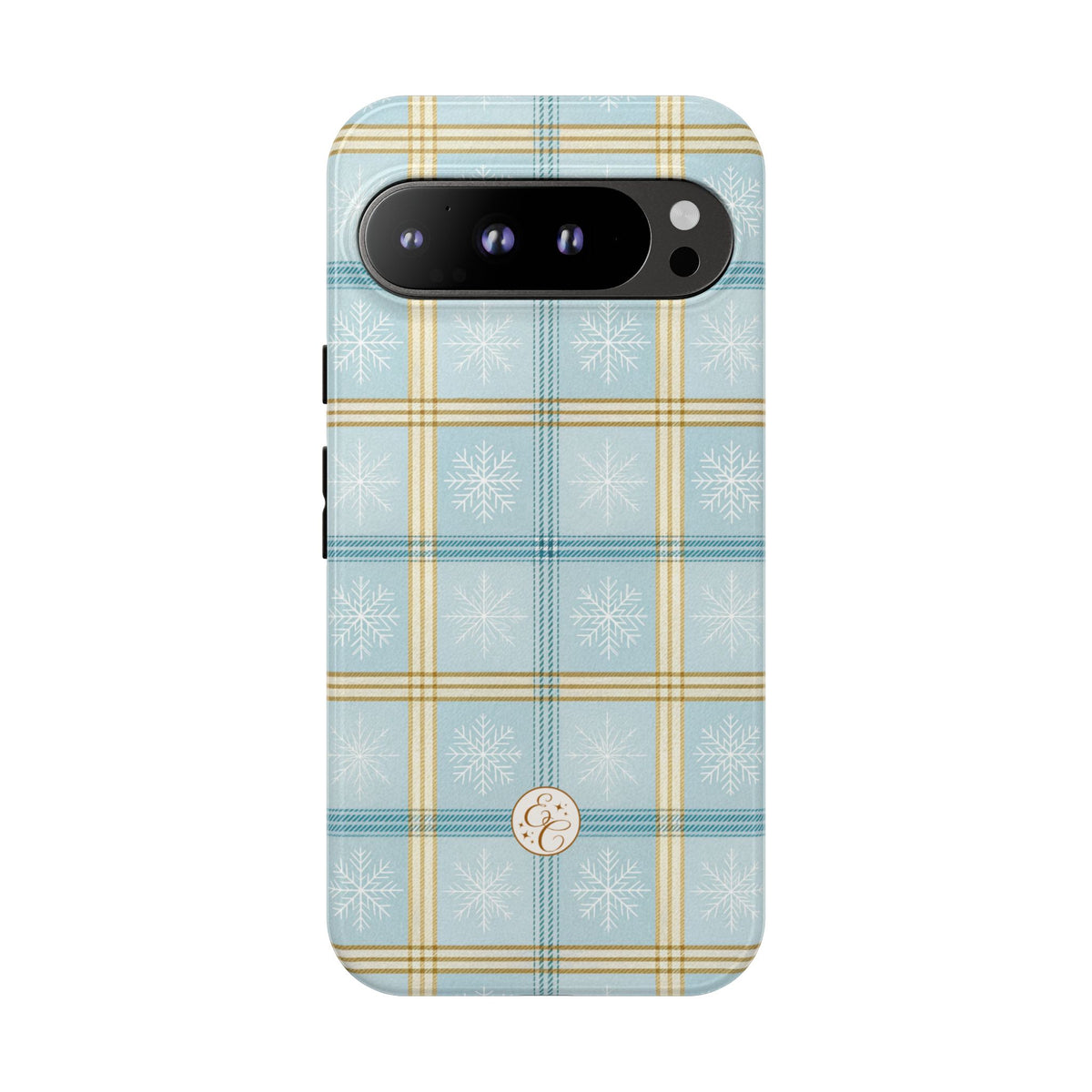 Blue Winter Plaid Phone Case