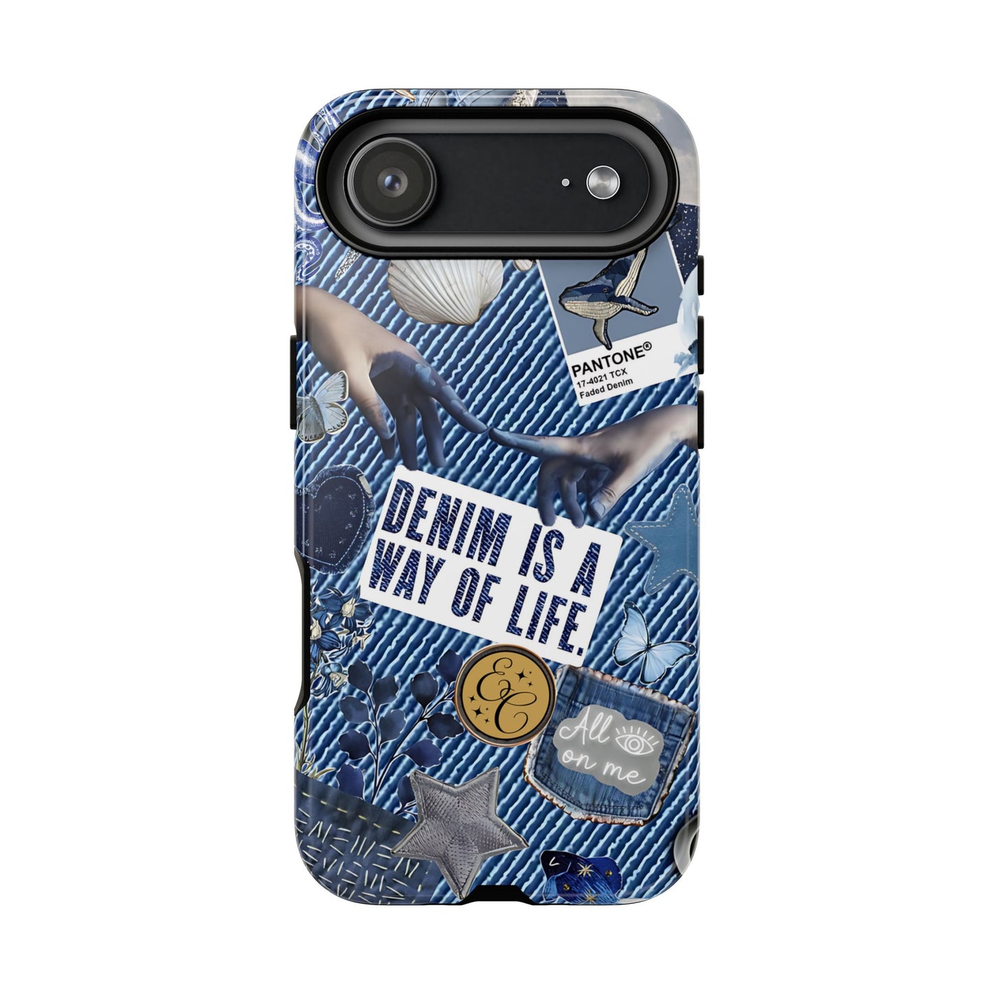 Denim Texture Tough Phone Case