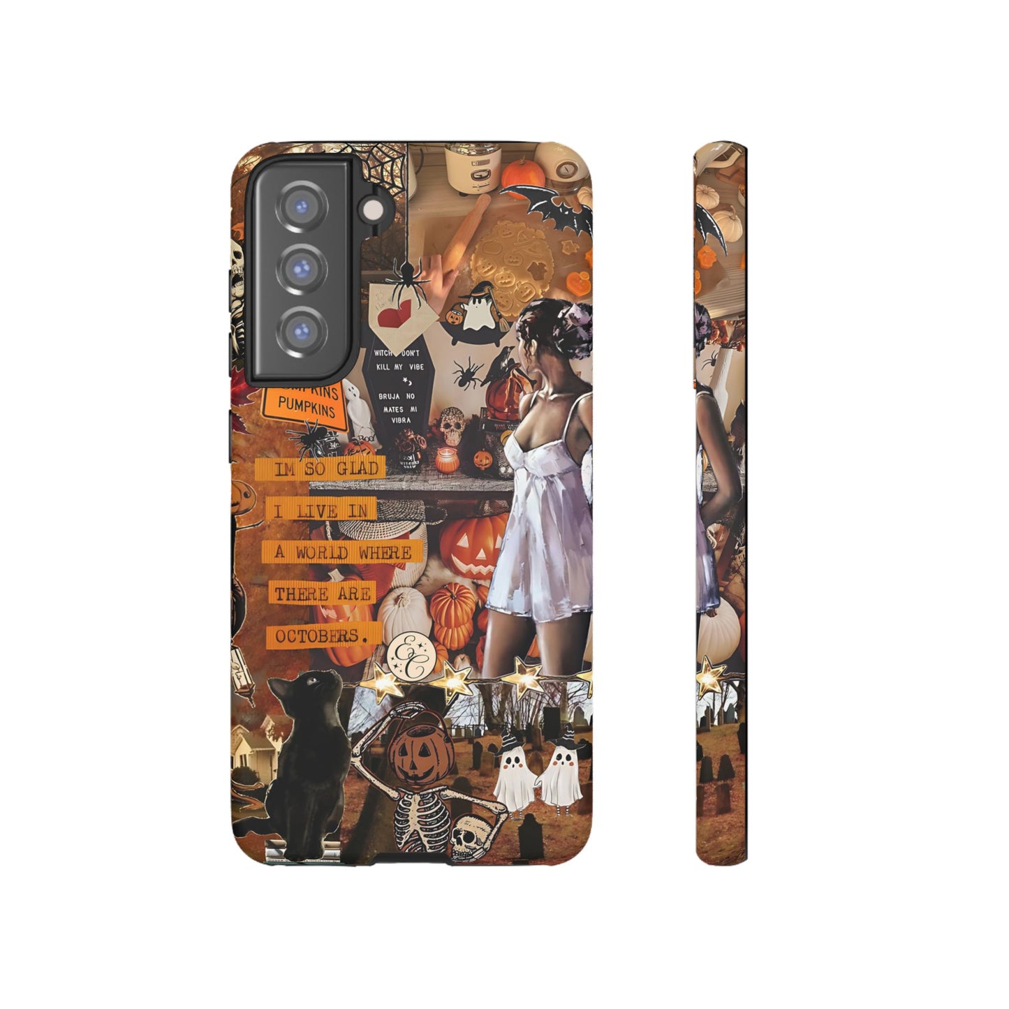 Halloween Aesthetic Collage Tough Phone Case