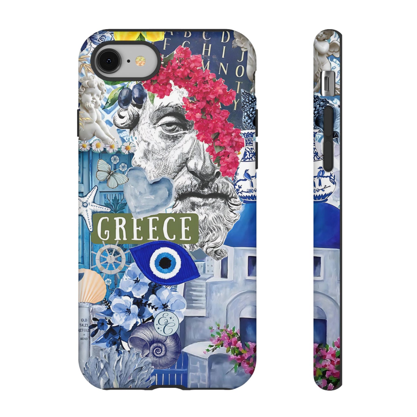 Greek Summer Collage Tough Phone Case