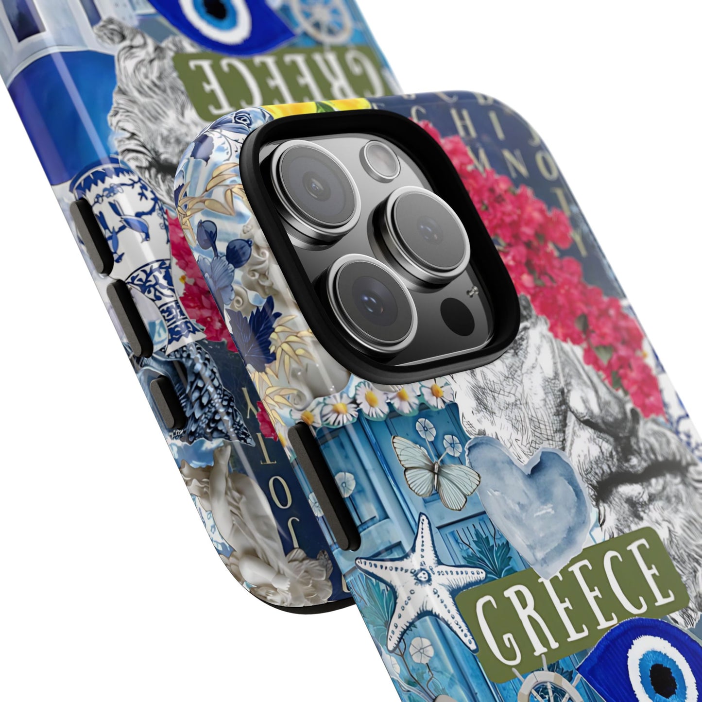 Greek Summer Collage Tough Phone Case