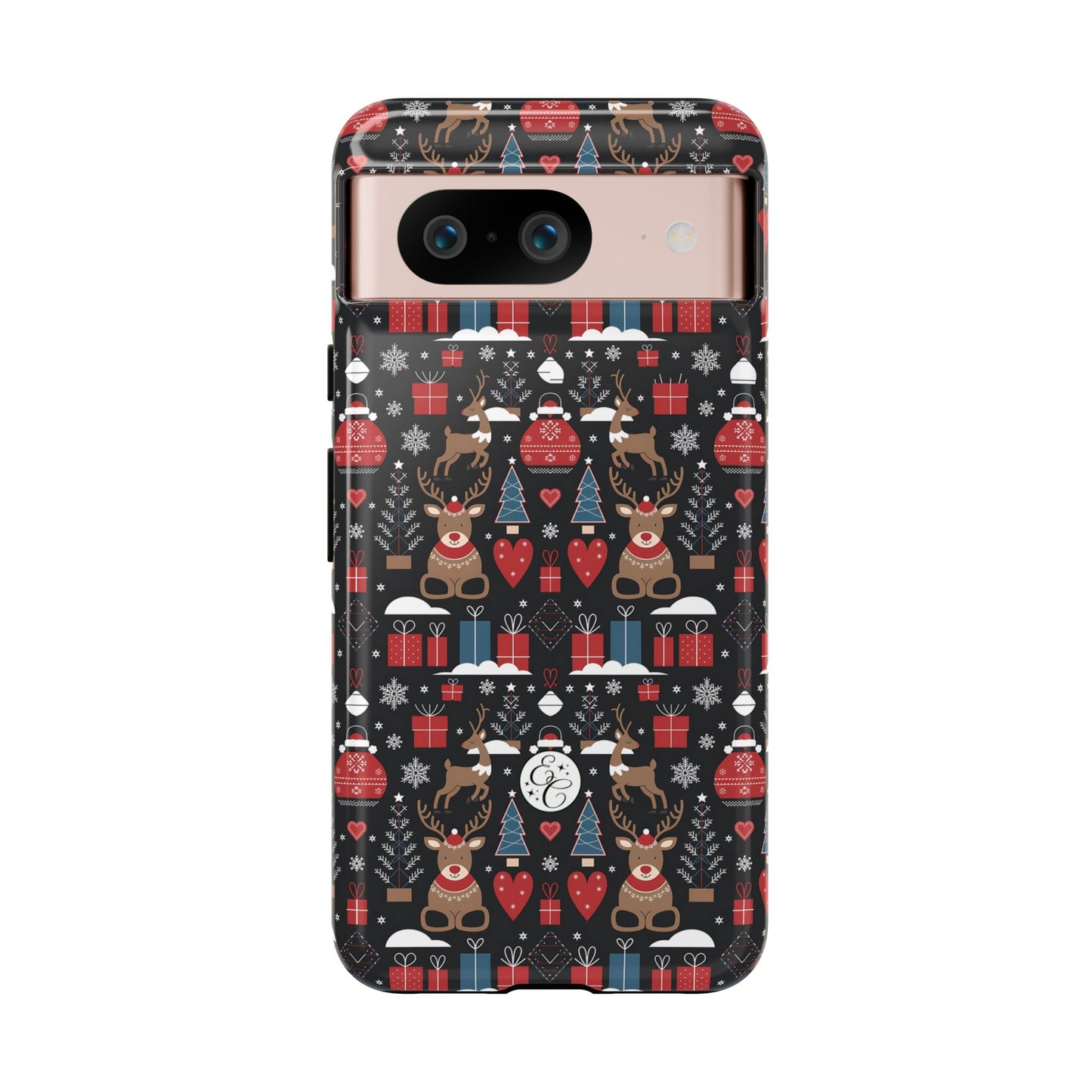 Christmas Holiday Pattern Tough Phone Case